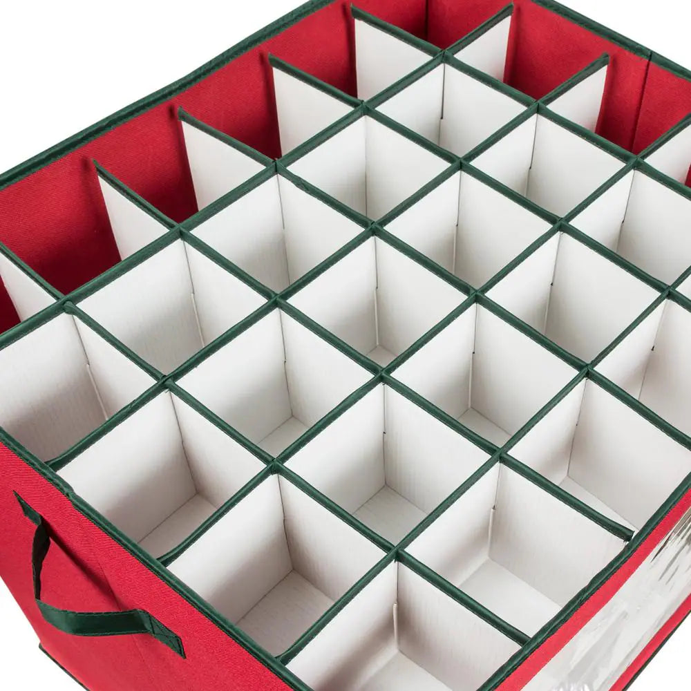 Ornament Storage Container in Red (120-Count)