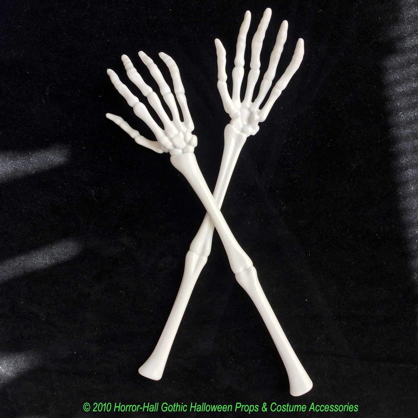 Halloween Gothic SKELETON HAND ARMS TONGS SERVERS Kitchen Utensils Tableware-Set