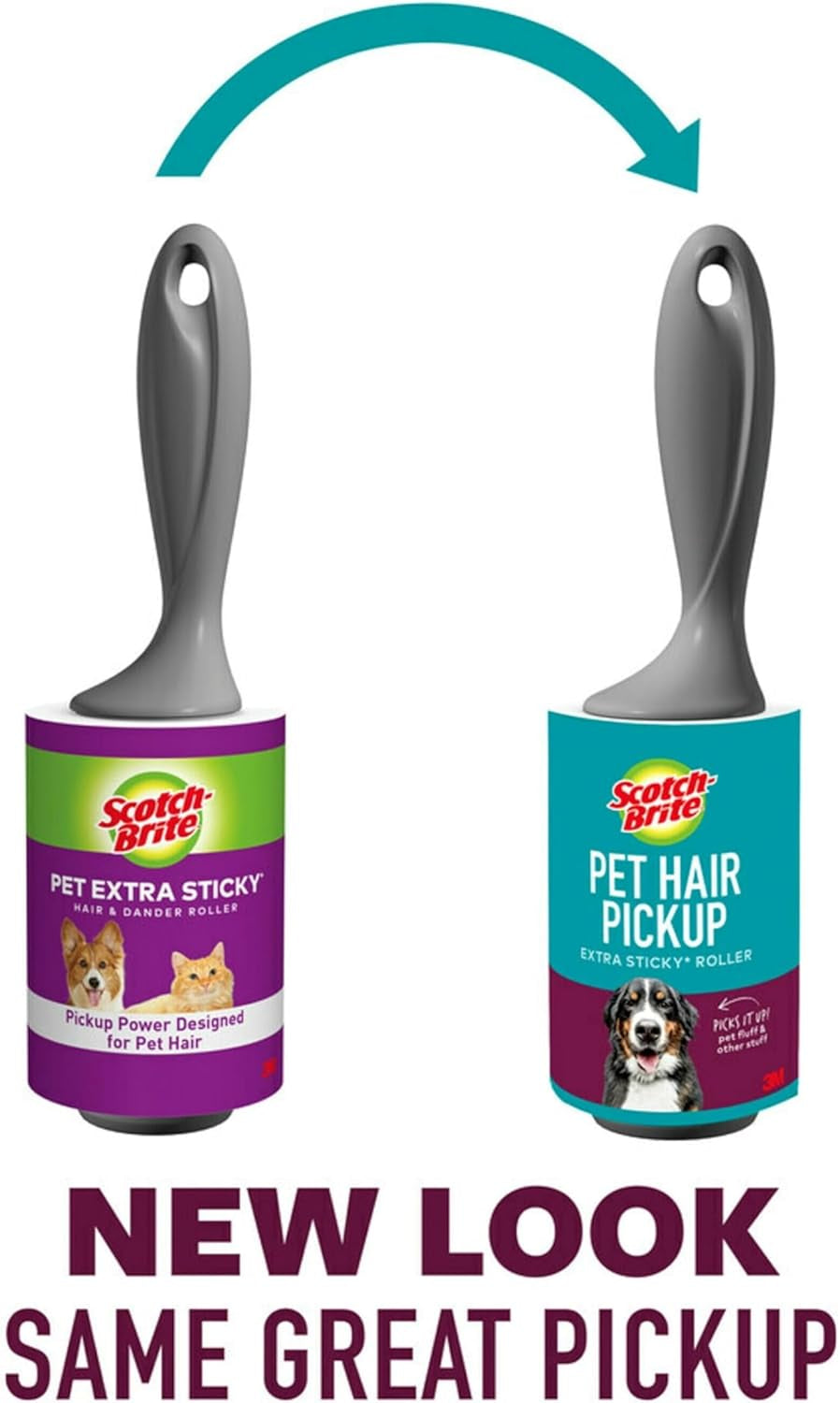 Pet Extra Sticky Hair Lint Roller, 95 Sheets(Packaging May Vary)