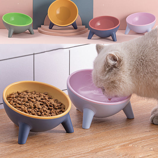 Pet Bowl With Stand | Pet Feeding Food Bowls  | Just Flushz