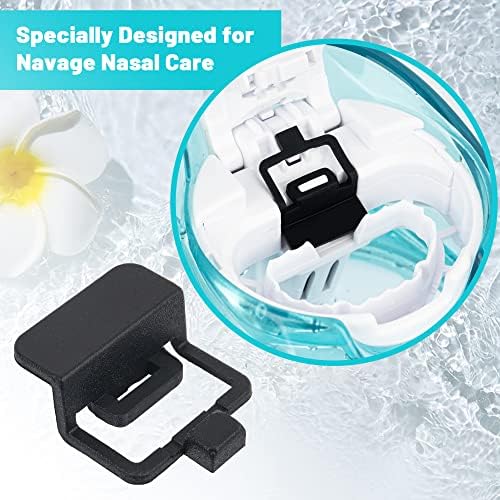 12 Packs Silicone Refills Pods Compatible with Navage Salt Water Pods Nasal Care Treatment Replacement Accessories Save Salt Clips