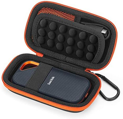 Yinke Hard Case for SanDisk Extreme Pro/SanDisk Extreme Portable External SSD 500GB 1TB 2TB, Travel Case Protective Cover Storage Bag