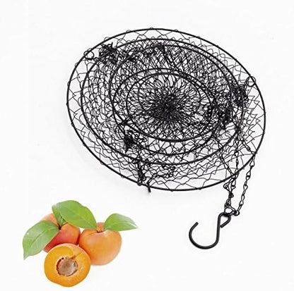 3-Tier Hanging Basket, Storage Organizer for Fruits,Vegetables, Accessory, perfer for Kitchen and Bathroom