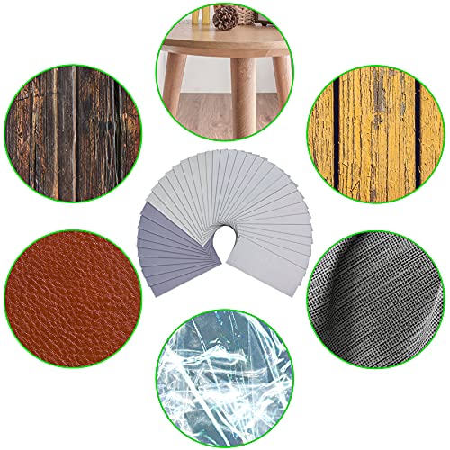 AUSTOR 36 Pieces Wet and Dry Sandpaper 3000 5000 7000 10000 Grit Sanding Paper Assortment 9 x 3.6 Inch Abrasive Paper Sandpaper for Automotive Sanding Wood Furniture Finishing