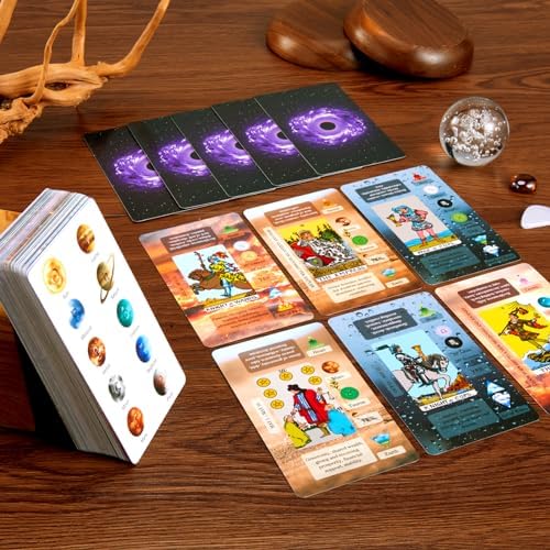 Tarot Cards for Beginners Tarot Deck with Meanings on Them Training Tarot Deck with Message for Reading Classic Learning Tarot Set