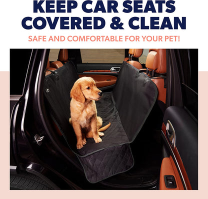 Premium Dog Car Seat Cover for Trucks, Sedans & Suvs - Waterproof Backseat Protection for Dog Travel - Puppy Essentials