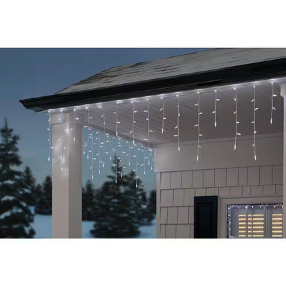 200 Count Cool White Steady Lit Mini LED Icicle Lights