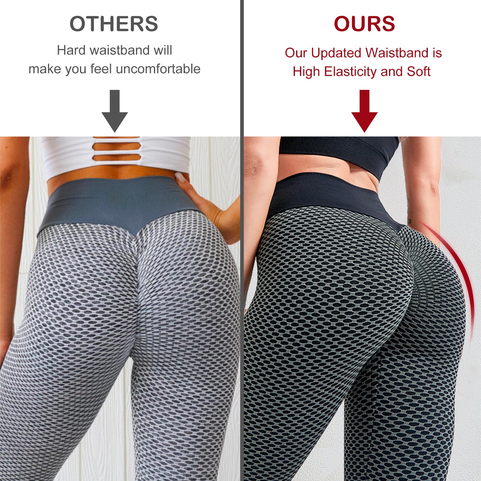 TIK Tok Leggings Women Butt Lifting Workout Tights plus Size Sports High Waist Yoga Pants Small Amazon Banned