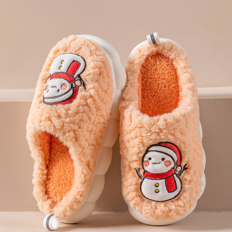 Winter Snowman Slippers
