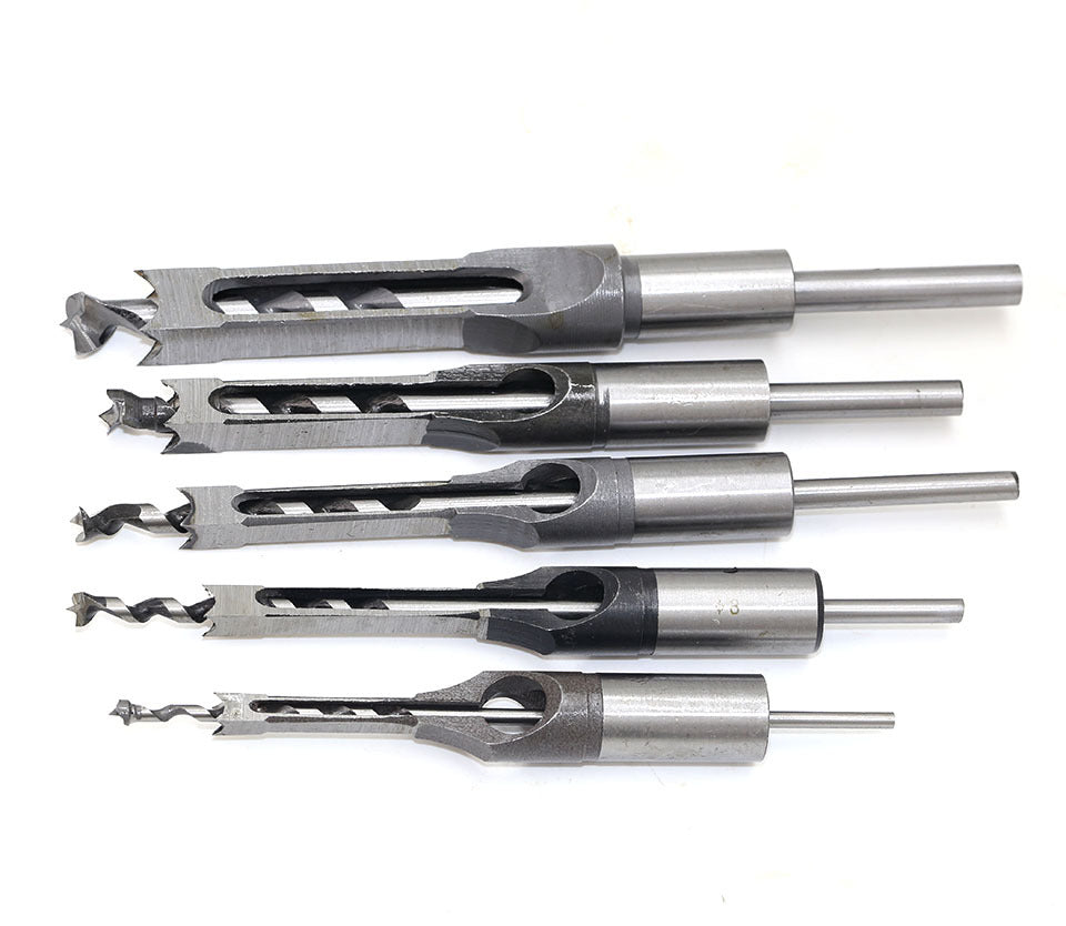 Woodworking square hole drill bit, square tenon drill, square eye drill, drill core, salad drill bit, woodworking hole opening