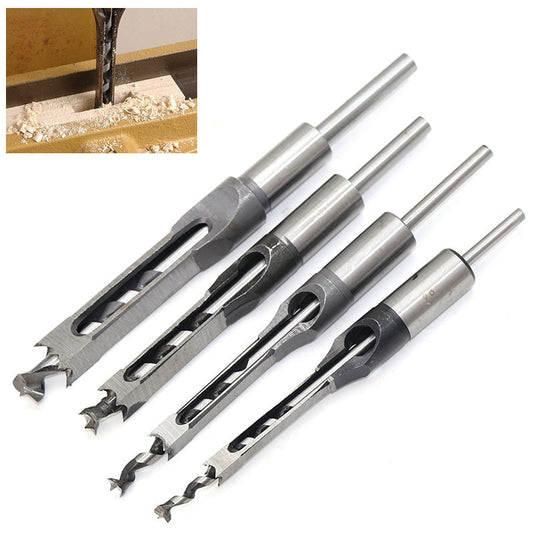 Woodworking square hole drill bit, square tenon drill, square eye drill, drill core, salad drill bit, woodworking hole opening