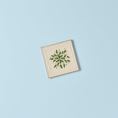 Hosting the Holidays Trivet, 0.90 LB, Red & Green