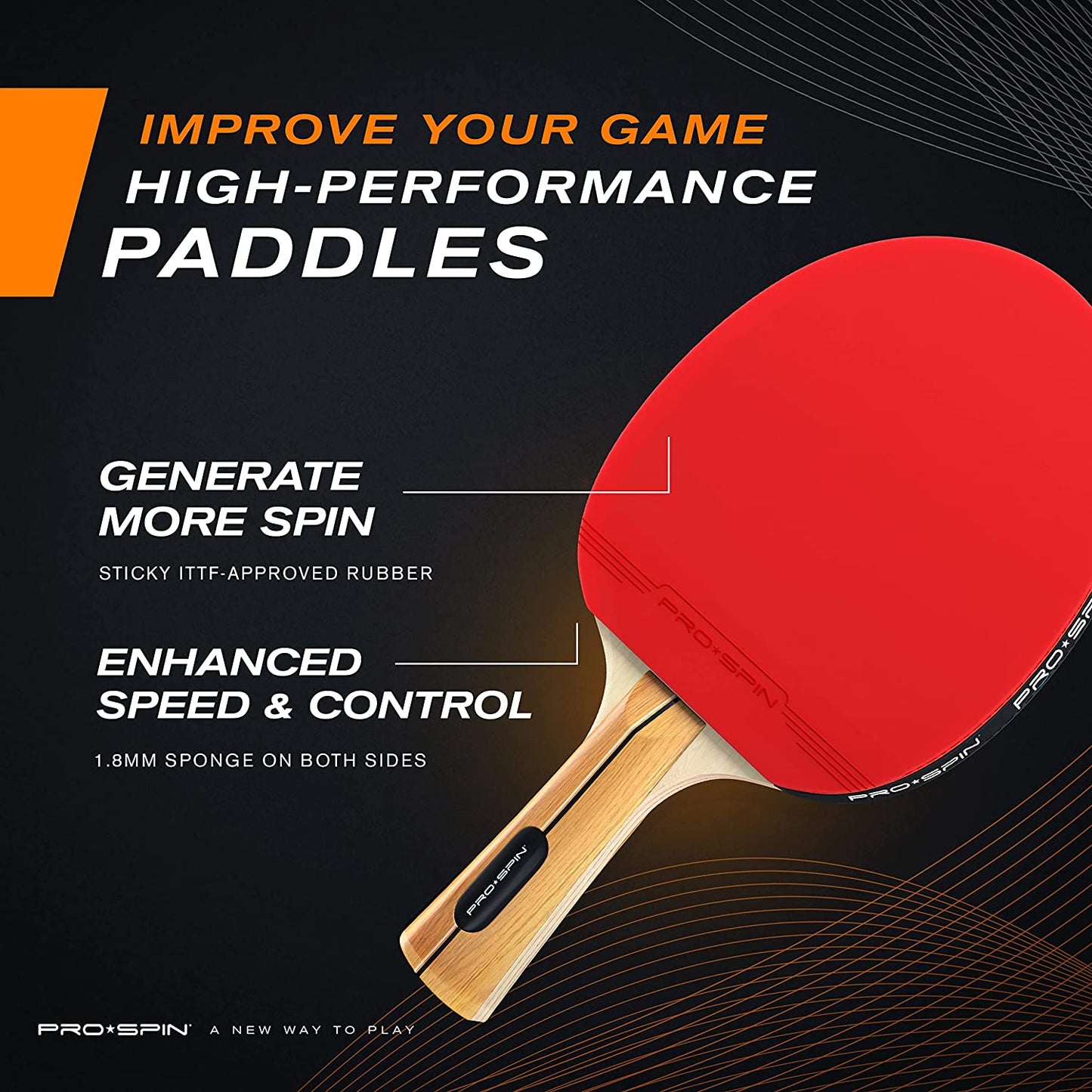 Ping Pong Paddles - High-Performance 2-Player Set with Premium Table Tennis Rackets, 3-Star Ping Pong Balls, Compact Storage Case | Ping Pong Paddle Set of 2 for Indoor & Outdoor Games