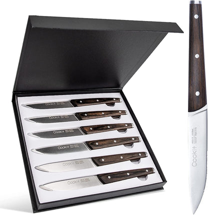Kitchen Knife Set | 6Pcs Steak Knife Set | Just Flushz