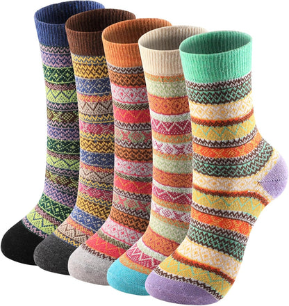 Wool Socks - Wool Socks for Women, Womens Wool Socks, Warm Socks for Women Men, Thick Winter Socks Cozy Socks