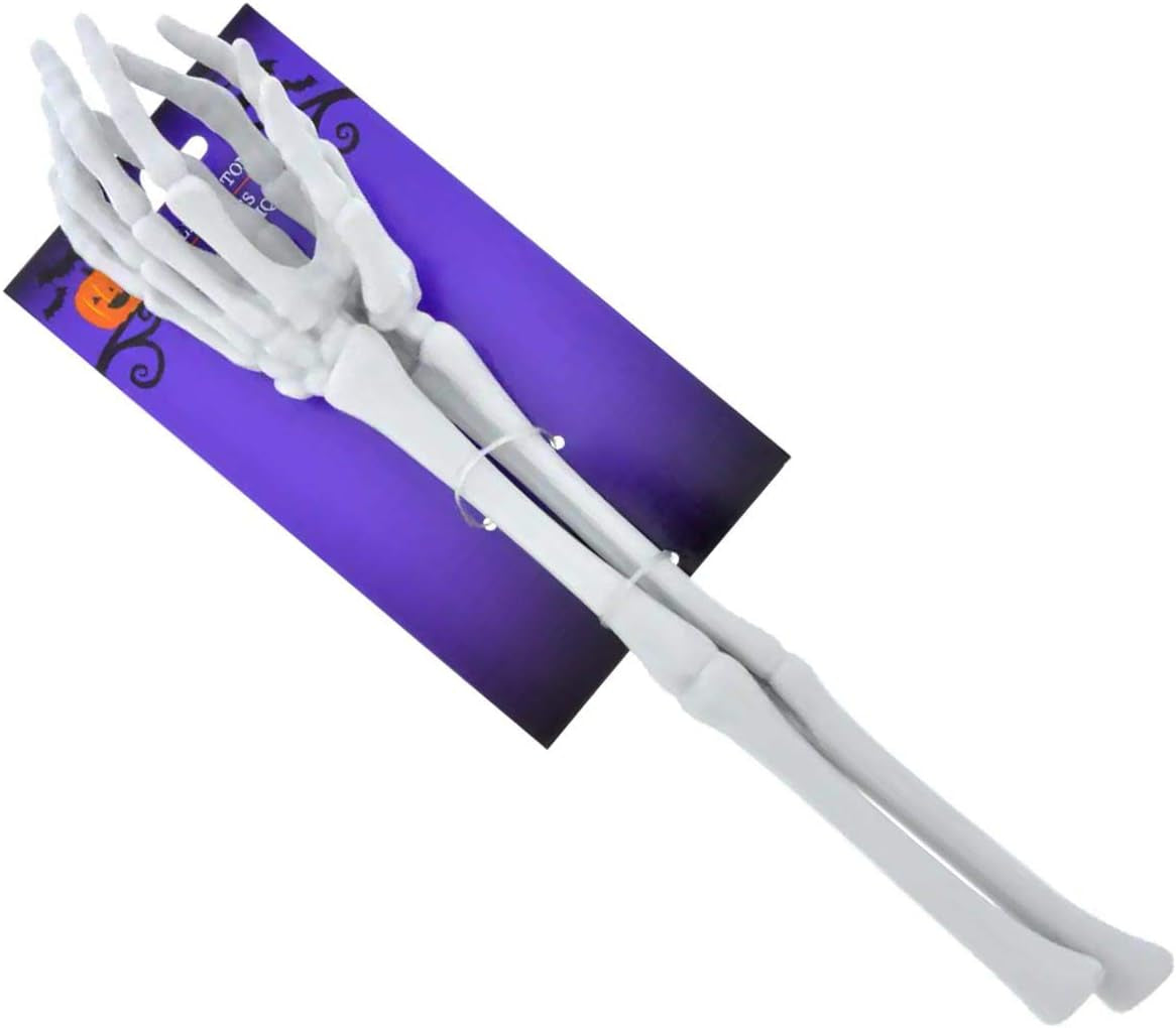 Halloween Gothic SKELETON HAND ARMS TONGS SERVERS Kitchen Utensils Tableware-Set