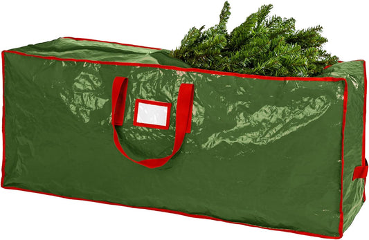 , Christmas Tree Storage Bag - Stores 9 Foot Artificial Xmas Holiday Tree, Durable Waterproof Material, Zippered Bag, Carry Handles. Protects against Dust, Insects and Moisture.