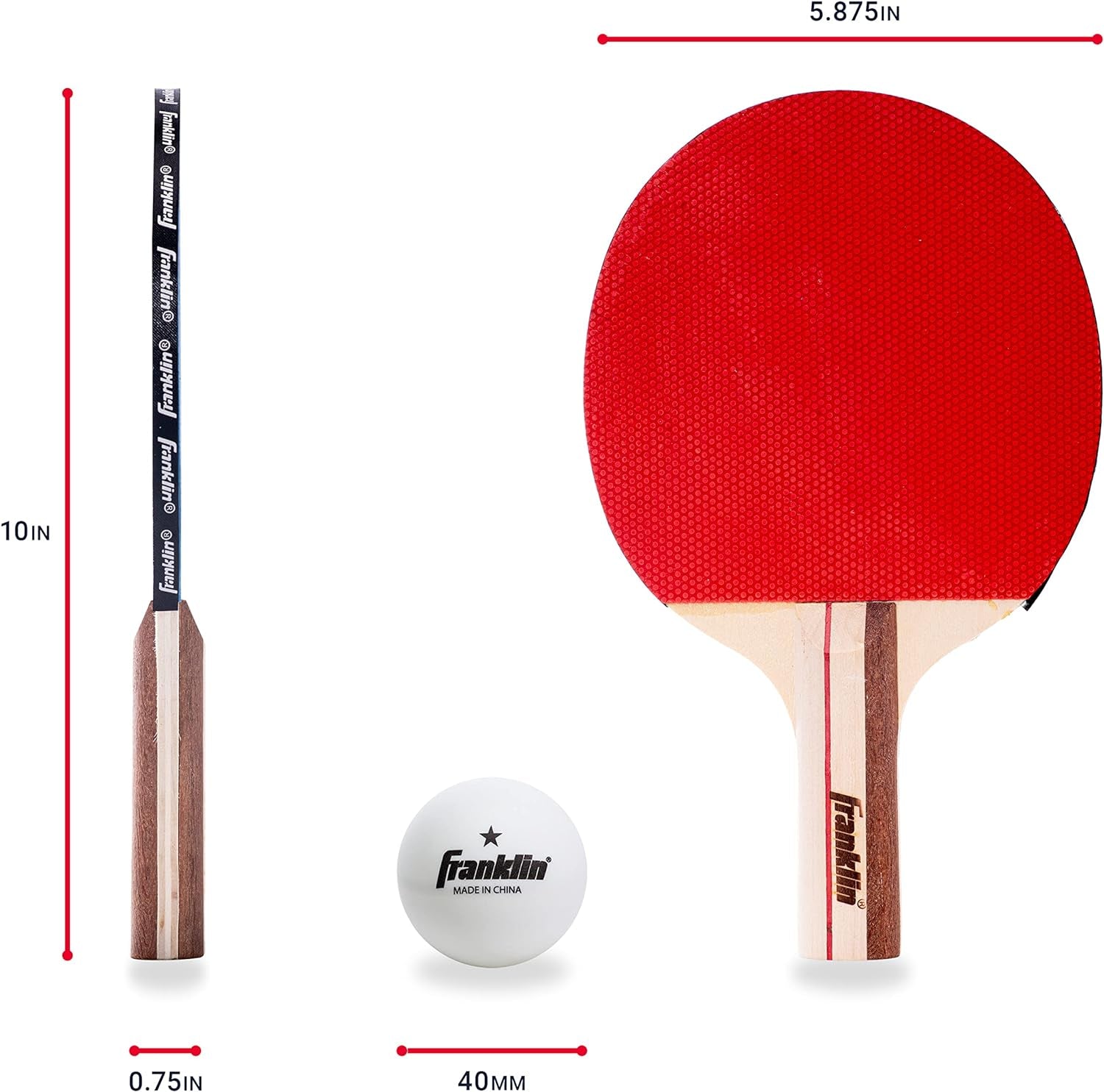 Ping Pong Paddle Set with Balls - 2 Player & 4 Player Table Tennis Paddle Kit - Full Ping Pong Starter Kit