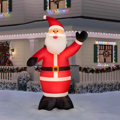 9 Ft. Giant-Sized LED Santa Christmas Airblown® Inflatable