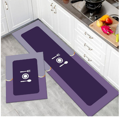 Diatom mud absorbent mat long toilet bathroom non-slip floor mat entry soft mat wipeable no-wash entry mat