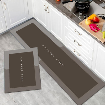 Diatom mud absorbent mat long toilet bathroom non-slip floor mat entry soft mat wipeable no-wash entry mat