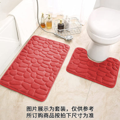 SHEIN supply memory cotton bathroom floor mat temu absorbent door mat bathroom door mat non-slip mat carpet