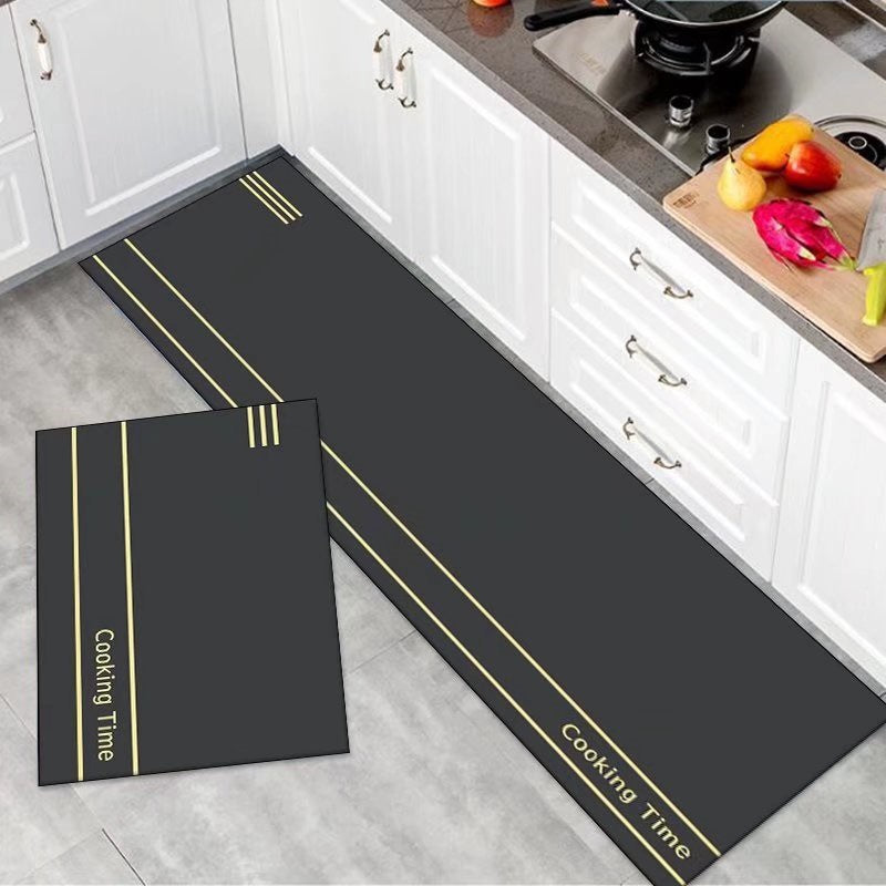 Diatom mud absorbent mat long toilet bathroom non-slip floor mat entry soft mat wipeable no-wash entry mat