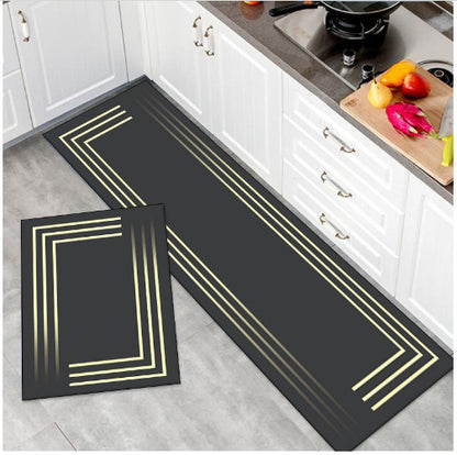 Diatom mud absorbent mat long toilet bathroom non-slip floor mat entry soft mat wipeable no-wash entry mat