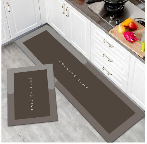 Diatom mud absorbent mat long toilet bathroom non-slip floor mat entry soft mat wipeable no-wash entry mat