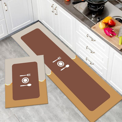 Diatom mud absorbent mat long toilet bathroom non-slip floor mat entry soft mat wipeable no-wash entry mat