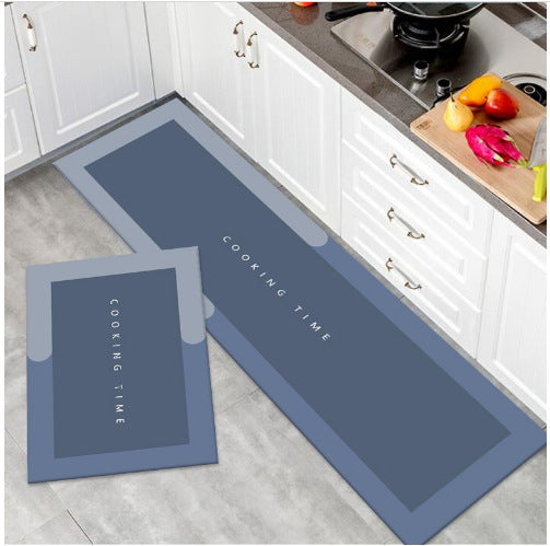 Diatom mud absorbent mat long toilet bathroom non-slip floor mat entry soft mat wipeable no-wash entry mat