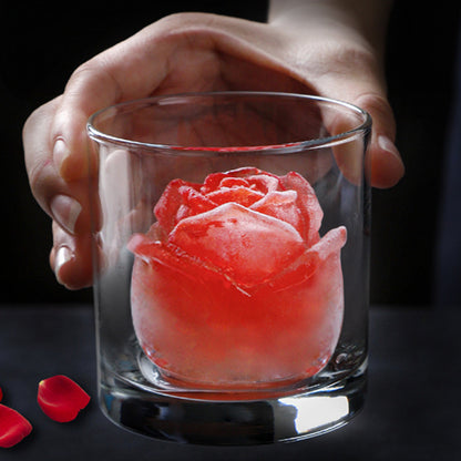 Net red frozen ice cube mold silicone whiskey rose home-made ice bar creative wine commercial large