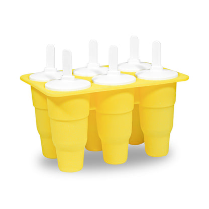 Amazon 12-pack ice cream mold 12 compartments silicone popsicle ice cream mold with lid Silicone Popsicl