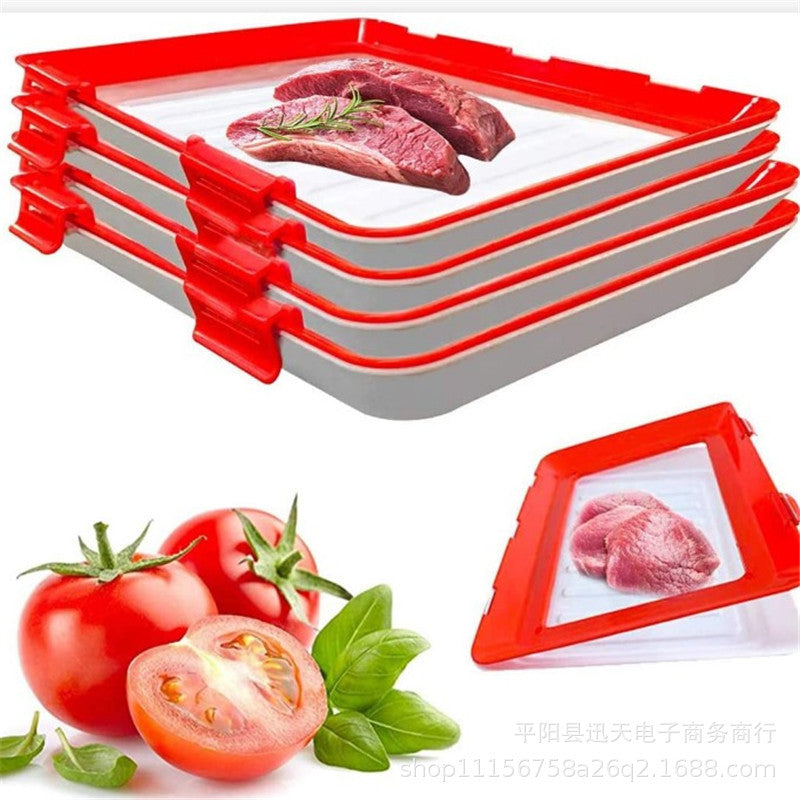 Clvr Ty creative vacuum preservation tray CRVE FOD PREATION TY factory spot