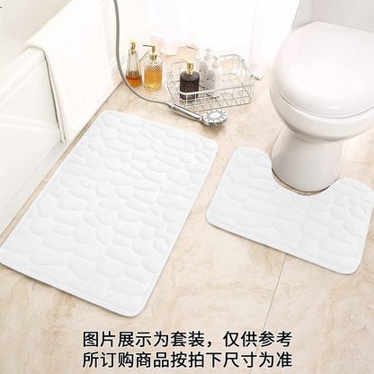 SHEIN supply memory cotton bathroom floor mat temu absorbent door mat bathroom door mat non-slip mat carpet