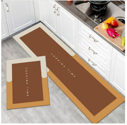 Diatom mud absorbent mat long toilet bathroom non-slip floor mat entry soft mat wipeable no-wash entry mat