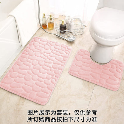 SHEIN supply memory cotton bathroom floor mat temu absorbent door mat bathroom door mat non-slip mat carpet