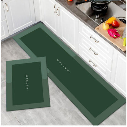 Diatom mud absorbent mat long toilet bathroom non-slip floor mat entry soft mat wipeable no-wash entry mat