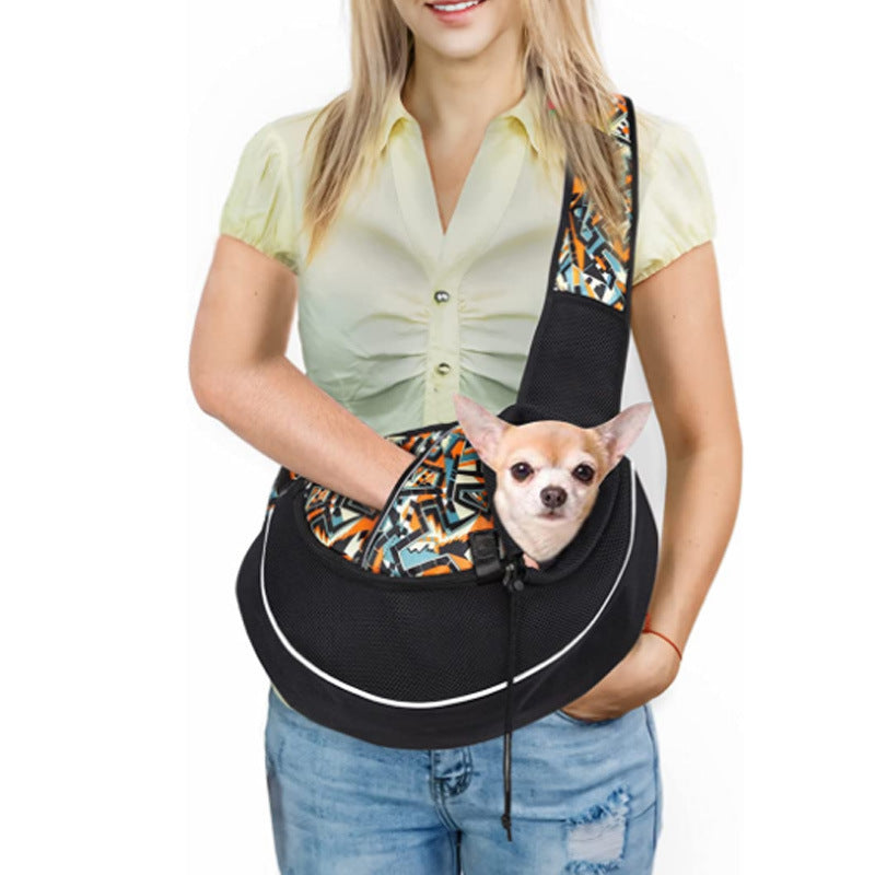 Carrying Pets Bag Women Outdoor Portable Crossbody Bag For Dogs Cats