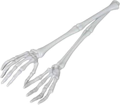 Halloween Gothic SKELETON HAND ARMS TONGS SERVERS Kitchen Utensils Tableware-Set