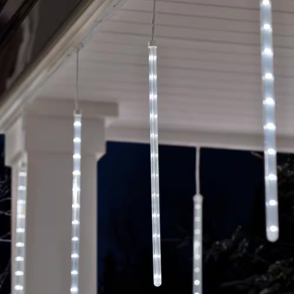 18 In. Twinkling LED Falling Meteor Tube Lights (8-Pack)