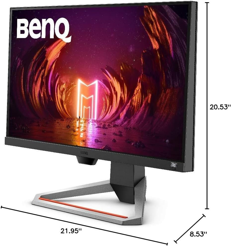 Benq Mobiuz EX2510 24.5 Inch 1080P 144Hz IPS Computer Gaming Monitor with Freesync Premium, Hdri and Speakers