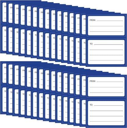 Self-Adhesive To/From Return Address Mailing Labels - 120 Pack Blank Shipping Labels (4.5 x 3.5 Inches) for Packages, Gifts, Mailboxes, and Envelopes