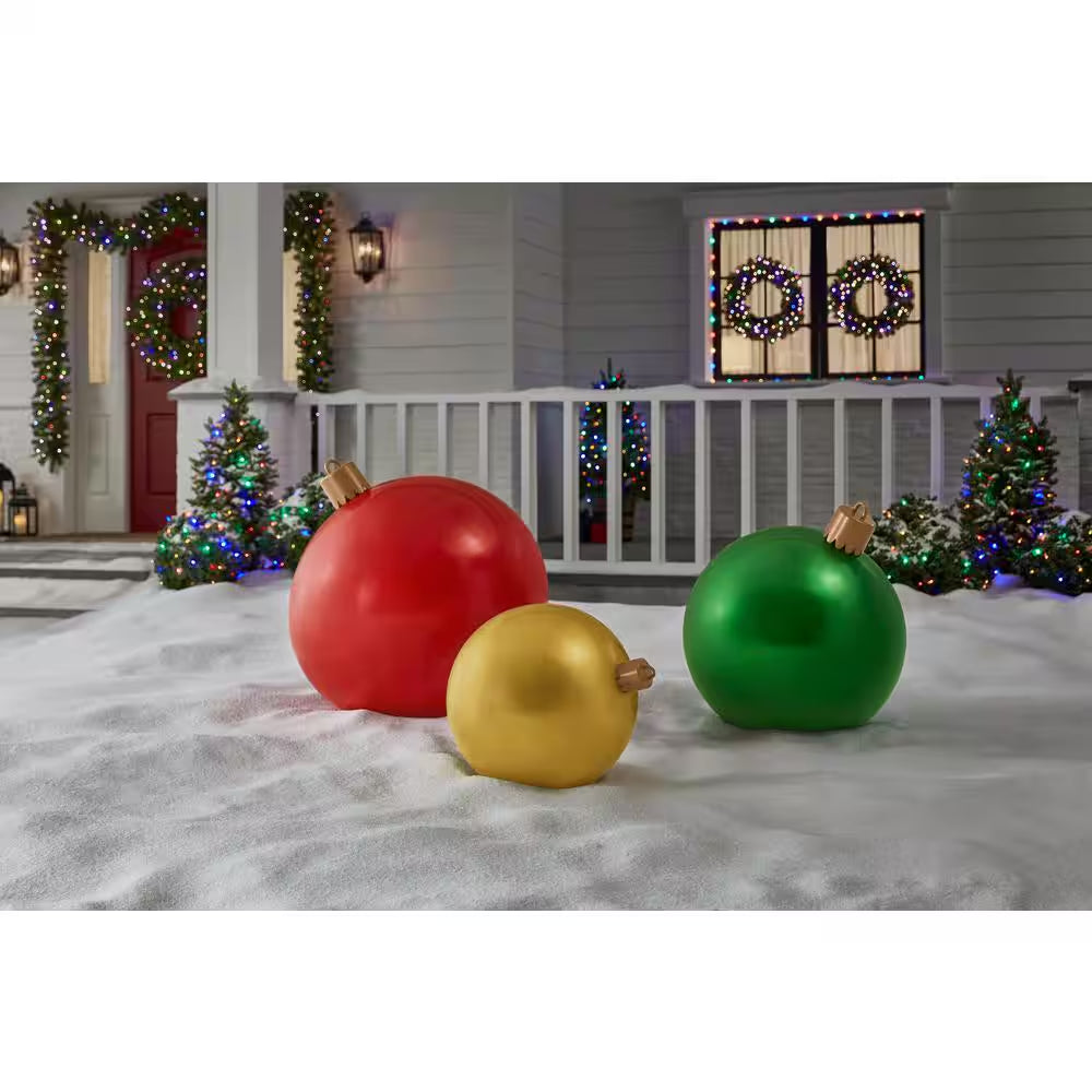 3-Piece Jumbo Ornament Set Inflatable