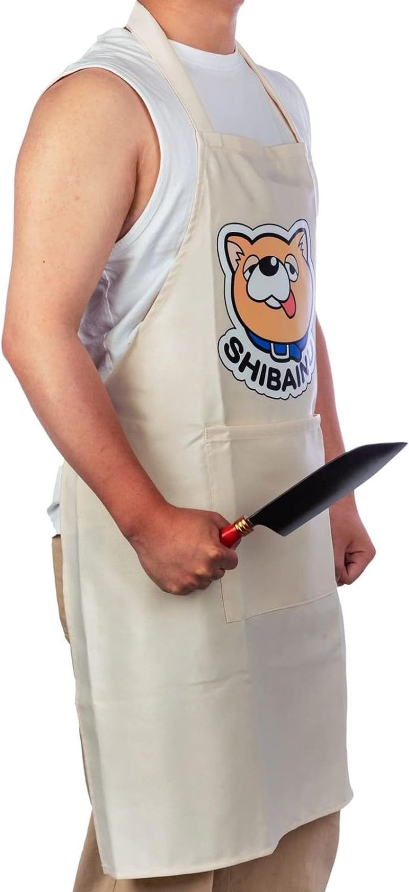 the Way of the Househusband Apron - Anime Gokushufudo Cute Shiba Inu Printed Cooking Cosplay Costume