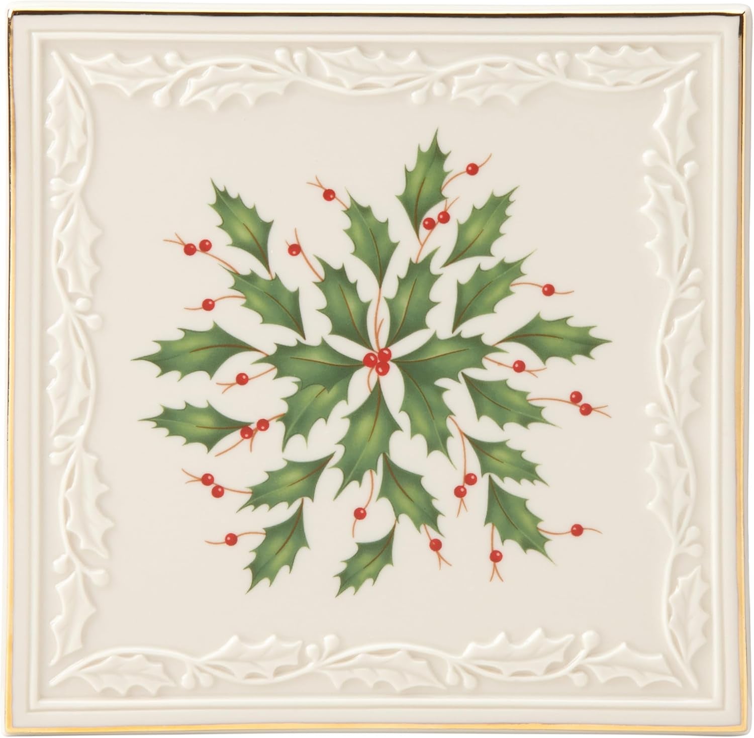 Hosting the Holidays Trivet, 0.90 LB, Red & Green