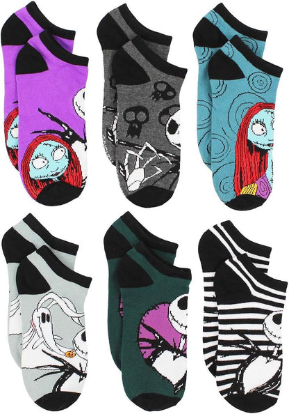 Character Kids Adults 6 Pack Sock Set