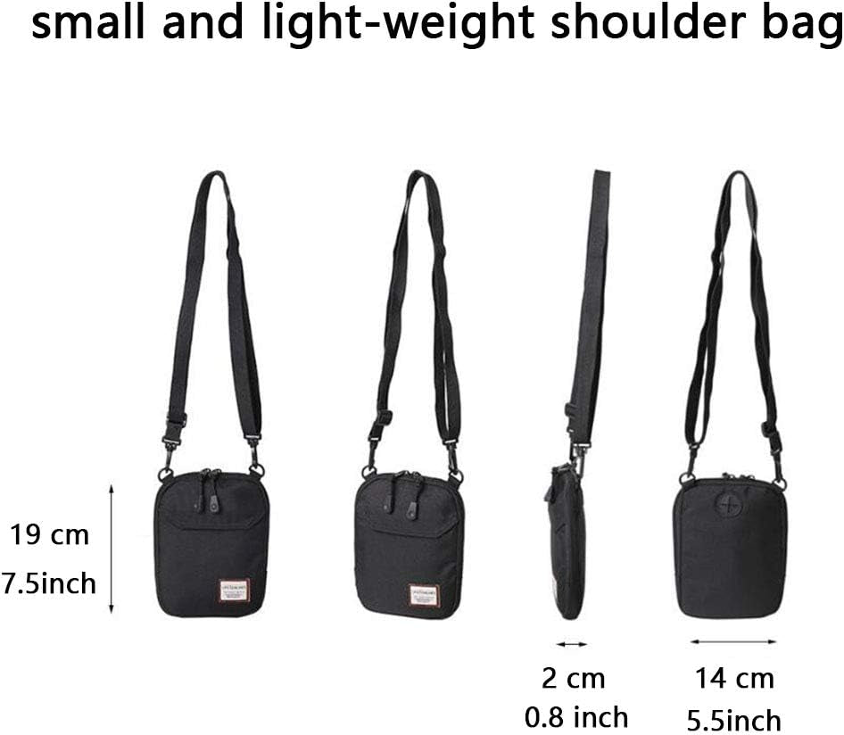 Mini Crossbody Bag Shoulder Bag for Men, Small Messenger Satchel Bag for Women