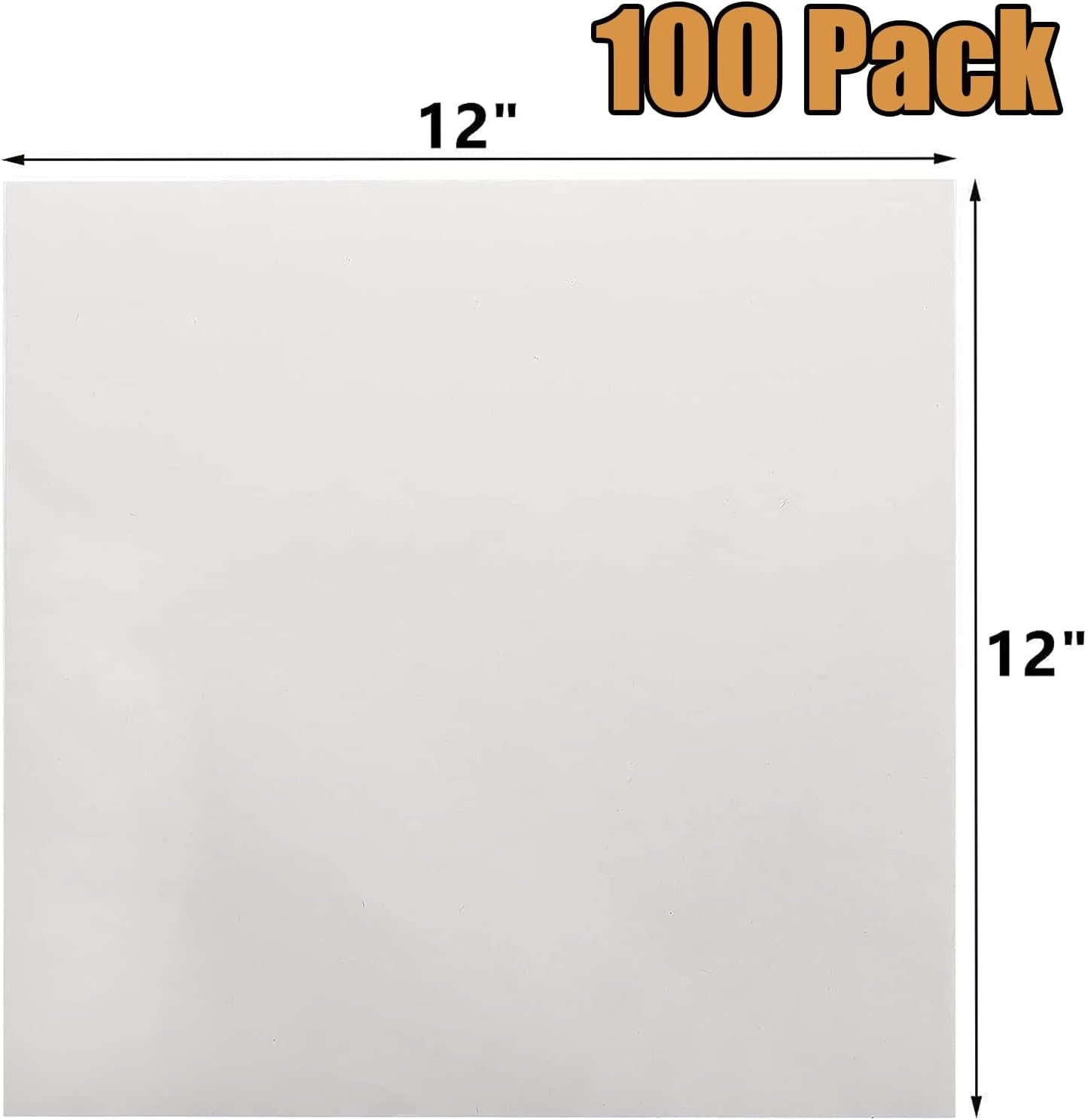 Professional Packing Paper Sheets - 12" x 12" Newsprint for Shipping and Moving, 100 Sheets for Fragile Item Protection