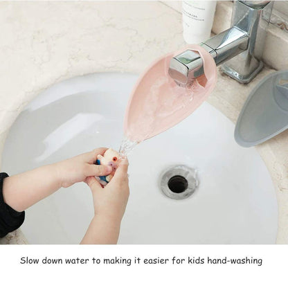 Faucet Extender for Children - Safe and Fun Hand-Washing Solution for Babies, Toddlers, and Kids (Grey)